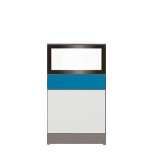 SM 65T 상부유리 블럭파티션 일반형 H1374 사무실 칸막이 책상 사무용 가림막