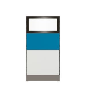 SM 65T 상부유리 블럭파티션 일반형 H1576 사무실 칸막이 책상 사무용 가림막