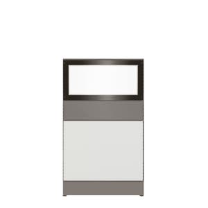 SM 65T 상부유리 전선벨트 블럭파티션 H1374 사무실 칸막이 책상 사무용 가림막