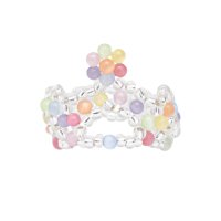 [스윙셋]Cupola Beads Ring (Rainbow)