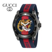 YA136215 구찌 GUCCI 다이브 타이거 남성 패브릭시계