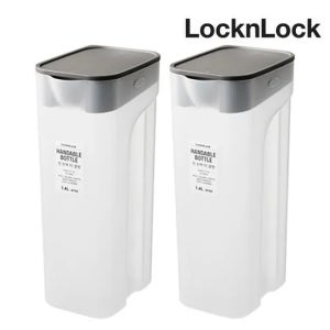 락앤락 한손에착 물통 1.4L 그레이 1+1 물병 냉장고 보틀 카페 투명 가정용 업소용 TOP_HAP817Ys2