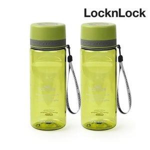 락앤락 비스프리 투톤 스파우트 물병 600ml 그린 1+1 물통 보틀 스트랩 트라이탄 끈 TOP_ABF635Gs2
