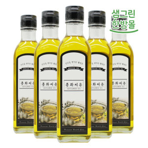 뼈에좋은 국산 저온압착 홍화씨유 홍화씨 기름 오일  180ml  1개