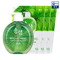 애경산업 순샘 베이킹소다 피톤치드 주방세제 500ml + 1.2L 3개