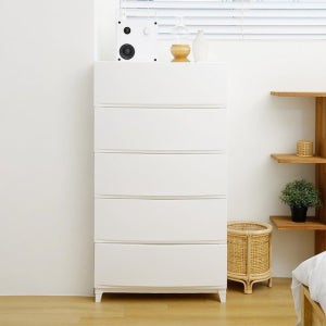 와이드 서랍장 5단