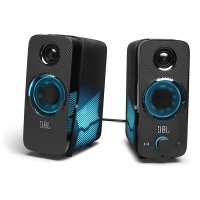 JBL QUANTUM DUO 게이밍 스피커, 블루투스, 블랙 JBLQUANTUMDUOBLKJN