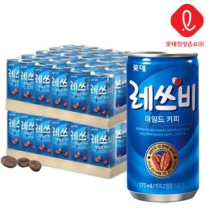 [롯데칠성음료] 레쓰비 캔커피 175ml x 30캔 X 2박스
