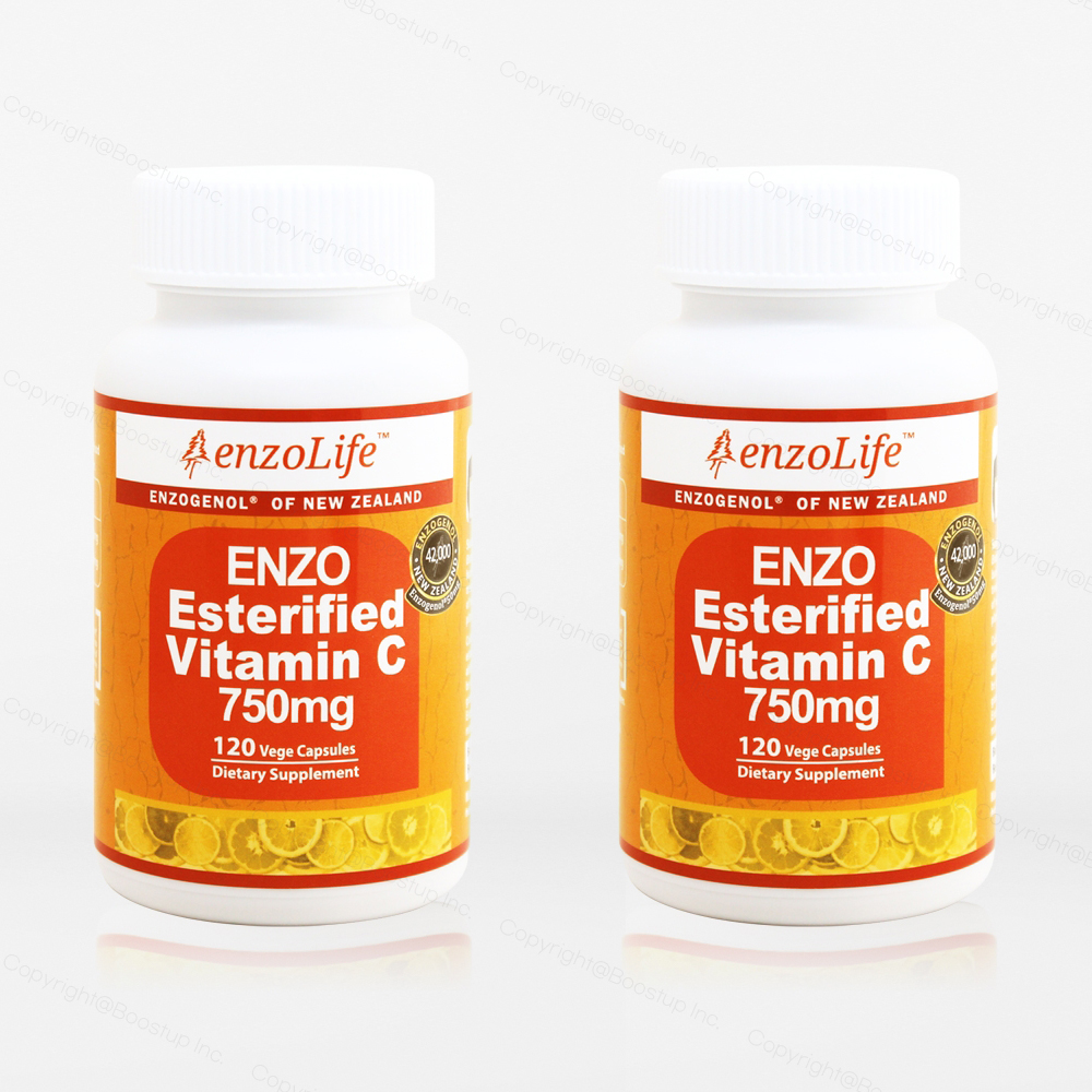 <b>엔조라이프</b> 뉴질랜드 <b>중성</b> 비타민 C 750mg 120캡슐x2통