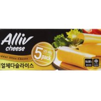 동원에프앤비 ALLIV 냉장 리얼체다 슬라이스 125매 코스트코 CHEDDAR 2.25KG