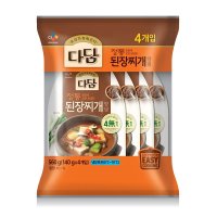 CJ 다담 정통된장찌개 양념 140G 4EA