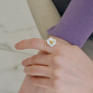 [태연,권진아 착용]아네모네 블링 링