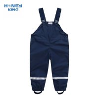 HONEYKING Children 방수 레인 팬츠 Baby Jumpsuits Boys Girls Overalls 바지 Fashion Kids Overalls