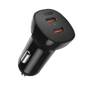 [CHOETECH] 초텍 PD 20W C타입 2포트 고속 차량용 충전기