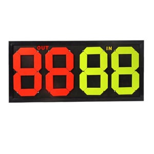 다우리 선수 교체판 DWR-S1003 양면 사용 0-99번 축구 경기 사용 심판 용품