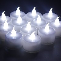 LED 티라이트 전자 양초 미니 캔들 홀더 프로포즈 촛불 생일 초  (티라이트 화이트)