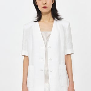 마누엘에기욤  Le Blanc Linen Jacket