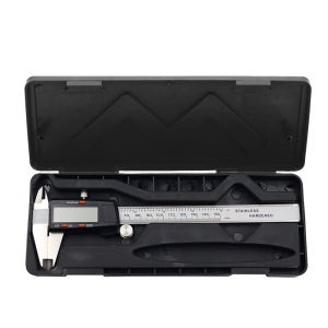 (디지털 버니어 캘리퍼스 스텐) 150mm 15cm 노기스 측정자 스틸자 자동
