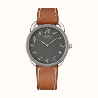 HERMES 047360WW00 40MM 쿼츠 ARCEAU 에르메스 아소 남성용 명품시계 W047360WW00