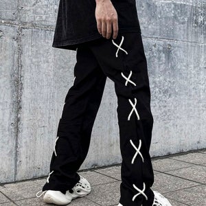 크로스 스트랩 팬츠 pants [스트릿 명품 편집샵 람스]