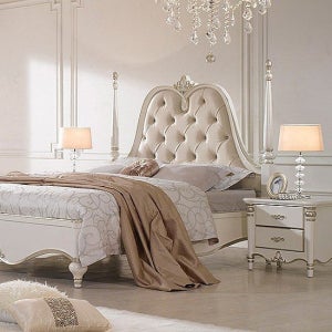 유캐슬 라메르 킹침대세트1 (킹침대+2단협탁) / 매트선택