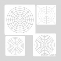 스텐실 만다라2 19.7cm (4개입) 1M-01-311