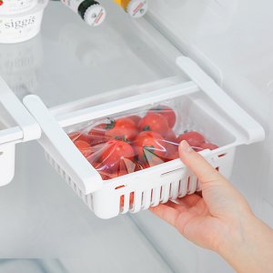 커먼하우스 냉장고 수납함 냉동고정리 선반 걸이