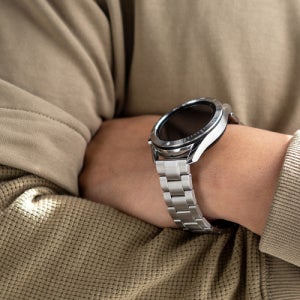 [링케] 스마트워치 호환 스트랩 메탈 원 실버 none