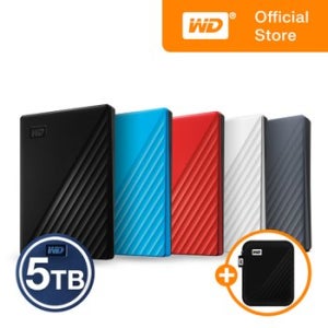 [WD공식스토어/파우치증정] WD NEW My Passport 5TB 외장하드