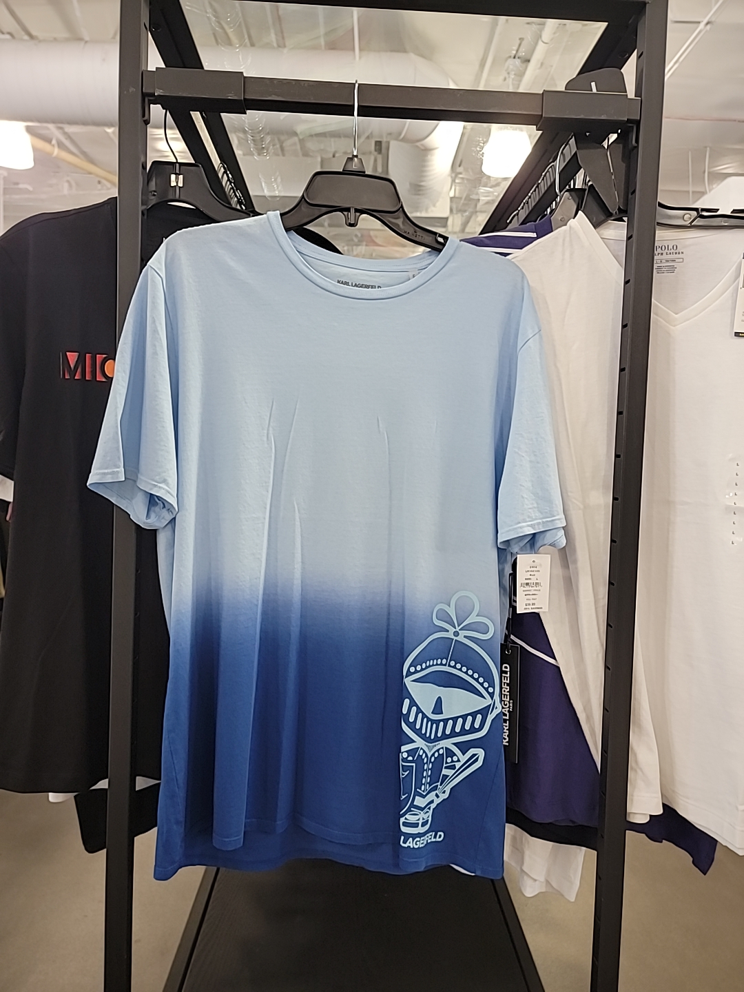 칼라거펠드 칼라거펠트 Paris 남성 레귤러핏 Ombre Karl Graphic 티셔츠