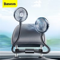 자량용 자동차 선풍기 자동차 baseus car fan 더블 헤드 360도 회전 에어컨