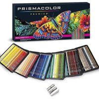 Prismacolor Colored Pencils Art Kit Artist Premier Wooden Soft Core Pencils 150 ct with Pencil Shar