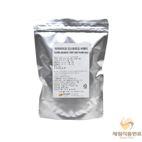 <b>아라비아검</b> 인스탄트검 비에이 GUM ARABIC INSTANTGUM BA <b>아라비아검</b> ARABIC GUM ACACIA GUM - 100g