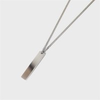 스칼렛또블랙 Square pendant necklace Surgical steel BR07