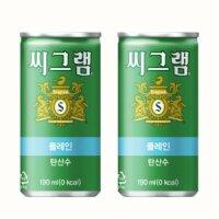 씨그램 씨그램 플레인 탄산수 190mlx30캔