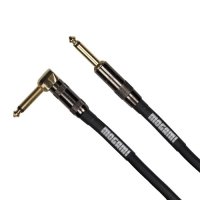 Mogami Platinum GUITAR-12R Instrument Cable 1/4&quot TS Male Plugs Gold Contacts Right Angle an