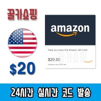 아마존 미국 기프트카드 24시간 즉시발송 Amazon 선불카드 미국 20달러