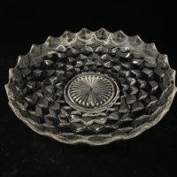 포스토리아 “아메리칸” 패턴 라지 센터 보울 Fostoria "American" Pattern Large Center Bowl circa 1916 - 1986