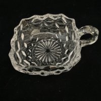 포스토리아 “아메리칸” 페턴 스몰 원핸들 디쉬 Fostoria "American" Pattern Nappy Dish circa 1916 - 1986