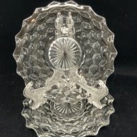 포스토리아 “아메리칸” 페턴 샐러드 플레이트 Fostoria "American" Pattern Salad Plate circa 1916 - 1986