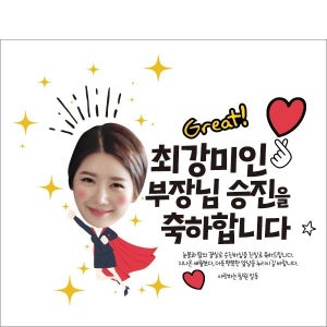 D1818 사진형 현수막 /  백수탈출 취직 성공 취업 현수막 디자인 퇴사 제작 파티 용품 플랜카드