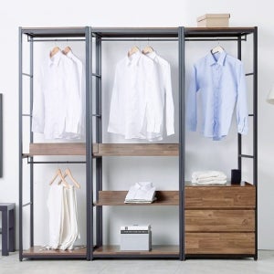 가이온 워너비 2000 3단서랍 행거 드레스룸 세트