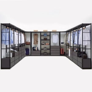 가이온 워너비 4800 2단서랍 ㄱ자 드레스룸 세트