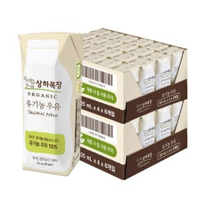 [매일유업] 상하목장 유기농우유 125ml 48팩