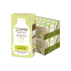 [매일유업] 상하목장 유기농 저지방우유 200ml 48팩