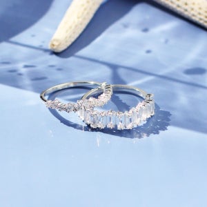 [925실버+백금도금] 바다소리 반지세트, 미아뜰리에