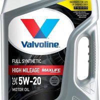 VALVOLINE FULL MILEAGE MAXLIFE TECHNOLOGY SAE 5W-20 MOTOR OIL 5 QT (포장은 다를 수 있음)