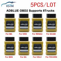 5PCS 최신 AdblueOBD2 에뮬레이터 VOL VO 트럭 fh12 Adblue OBD2 AdblueDEF Nox 센서 SCR 에뮬레이터 OBD 2 Adblue