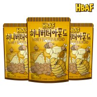 HBAF 바프 허니버터 아몬드 120gx3봉 세트