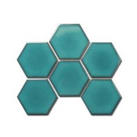 엠브라 세라믹 95 x 110 HEXAGON PORCELAIN MOSAIC TILE HEXAGON 모자이크타일